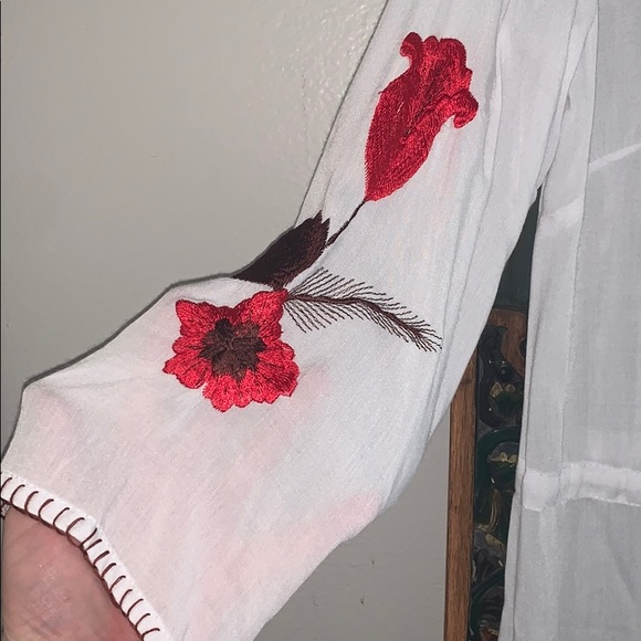 ARNHEM Arion White Embroidered Maxi Dress - Picture 5 of 9